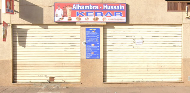 Screenshot 2023 10 27 at 10 46 42 Kebab Alhambra Hussain · Av. Andalucia 23 18195 Cullar Vega Granada